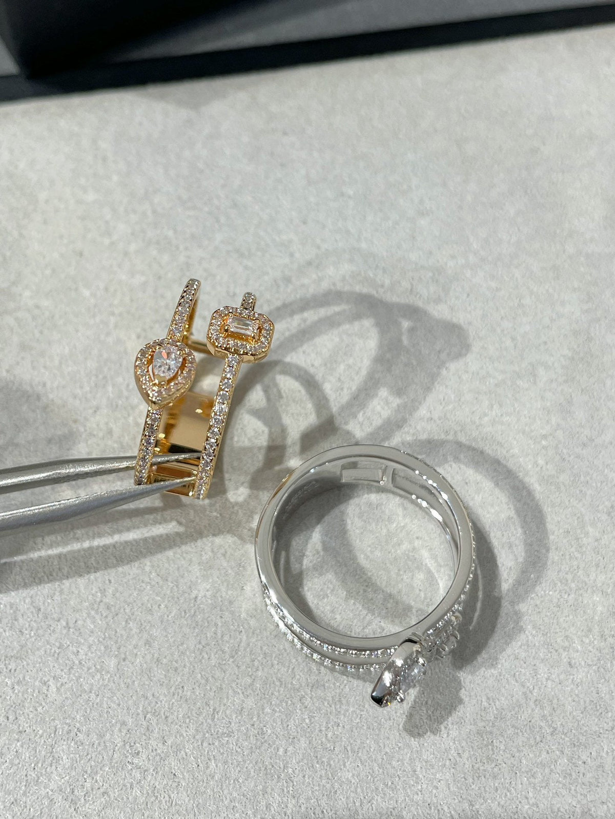 Messika My Twin Double Row Ring