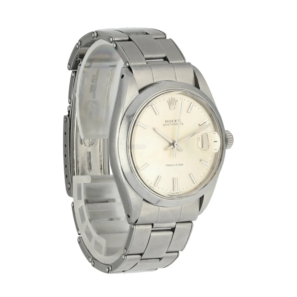 Rolex Silver Vintage Watch - Hình 5